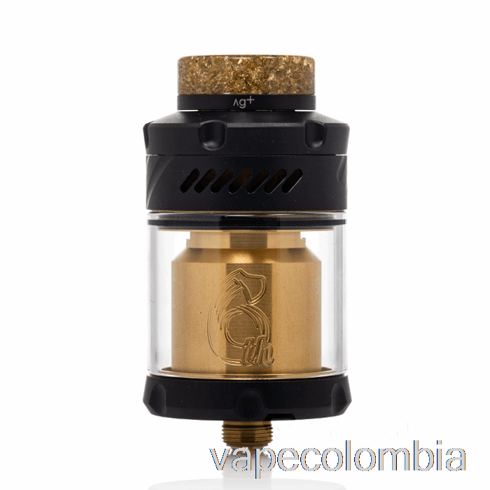 Vape Recargable Hellvape Dead Rabbit V3 25mm Rta [6º Año] Oro Negro